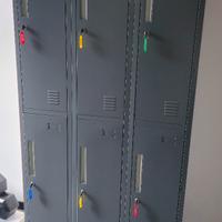 Armadietto Spogliatoio Professionale a 6 Vani