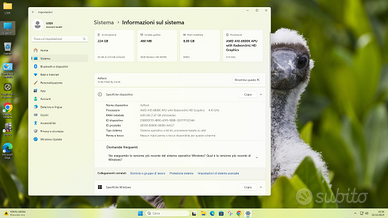PC fisso con Windows 11 e CPU AMD A10 6800K 4.1GHz