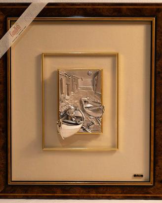 Quadro Scultura Bassorilievo in Argento 925‰