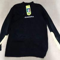 Diadora maglia divisa arbitro AIA FIGC, M nero
