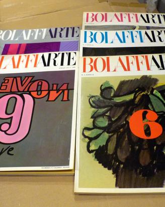 BOLAFFI ARTE 1971 5 riviste dal n. 6 al n. 10