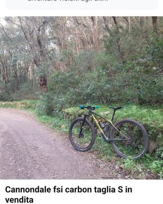 cannondale fsi carbon taglia S