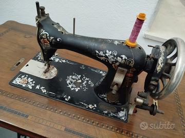 Macchina da cucito d’epoca JUNKER & RUH – Restaura
