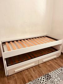 Mobile letto cameretta senza materassi