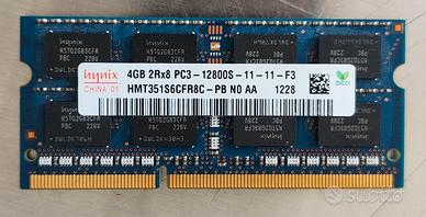 4GB RAM DDR3L 1600MHz Hynix HMT351S6CFR8C-PB