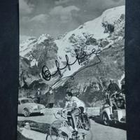 FOTOGRAFIA ORIGINALE  "FAUSTO COPPI" AUTOGRAFATA