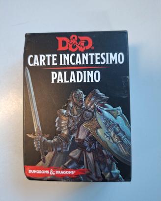Carte Incantesimo Paladino ITA 5e dnd d&d dungeon