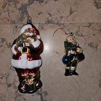 Palle di Natale vecchie a forma di Babbo Natale