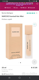 Narciso Rodriguez profumo capelli 30 ml