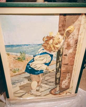 Quadro olio a spatola 1973