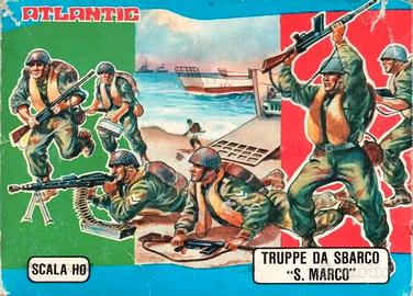 Lotto 9 pezzi Atlantic H0 scale plastic kit figure