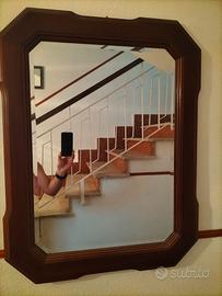 coppia mobiletto e specchiera da corridoio 