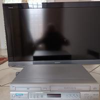 TV Sony bravia 35" + Decoder + videoregistratore