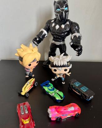 Lotto Giocattoli: Black Panther, Hot Wheels, Funko