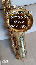 Selmer Sax tenore 80 Super action Serie 2 Anno1990