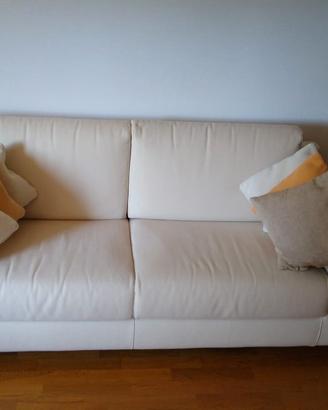 Divano Natuzzi 3 posti in tessuto sfoderabile 