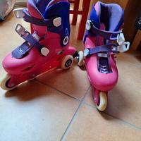 pattini  da bambina in linea