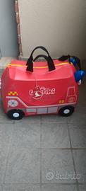 Valigia cavalcabile bimbo trunki pompieri