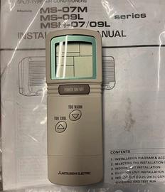Telecomando condizionatore mitsubishi