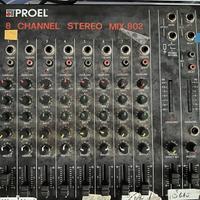 Mixer 8 canali Proel Mix 802