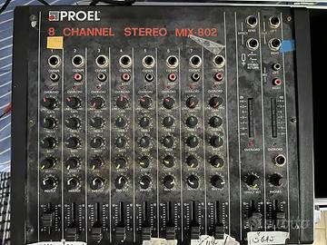 Mixer 8 canali Proel Mix 802
