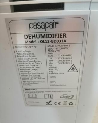 Deumidificatore