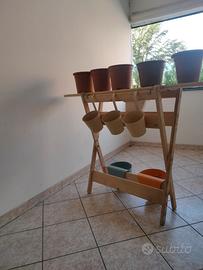 vasi per fiori completo di mobile 