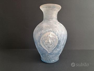 Rosis Murano, Vaso in vetro scavo