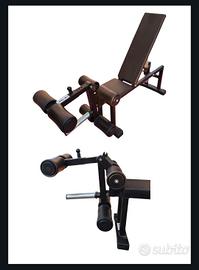 Panca regolabile Irontool +  leg curl/leg ext