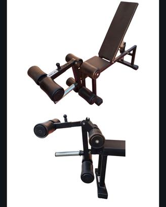 Panca regolabile Irontool +  leg curl/leg ext