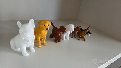 Lotto Statuette Cani + Pastore Tedesco omaggio