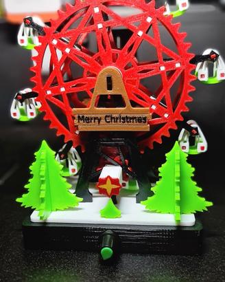 GIOSTRA MOTORIZZATA  DI NATALE DECORAZIONE 