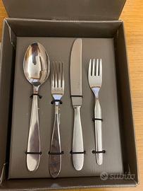 servizio posate inox 24 pezzi