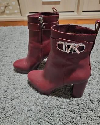 Stivaletti Michael Kors originali bordeaux