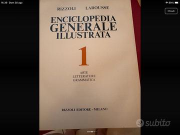 Enciclopedia Generale Rizzoli 5 volumi