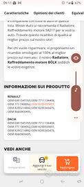 radiatore Clio 2 edacia 