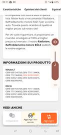 radiatore Clio 2 edacia 