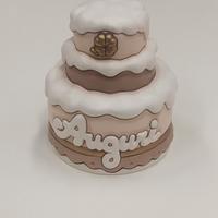 torta auguri in ceramica thun 