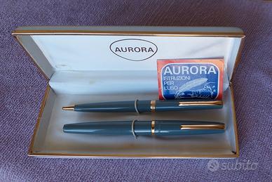 Set di penne Aurora Auretta "Fregi d'oro"