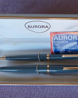 Set di penne Aurora Auretta "Fregi d'oro"