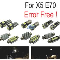 KIT 21 LAMPADE LED INTERNE BMW X5 E70 07-13