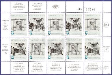 VENEZUELA 1986-1987 lotto 3 Foglietti francobolli