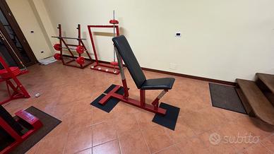 Panca palestra regolabile professionale inclinabil