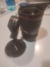 Canon EF 16-35mm f/4L IS USM + paraluce + filtro
