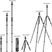 Treppiede K&F Carbonio