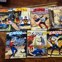 Fumetti Zagor.  Lot di 7 pezzi.