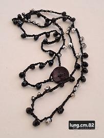 Collana perline vetro