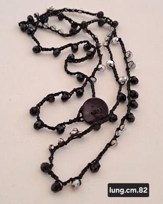 Collana perline vetro