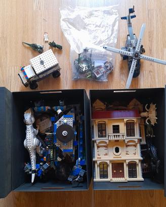 Lotto lego originali jurassic world da collezione 