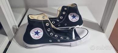Converse All Stars alte nero taglia 38 nuove